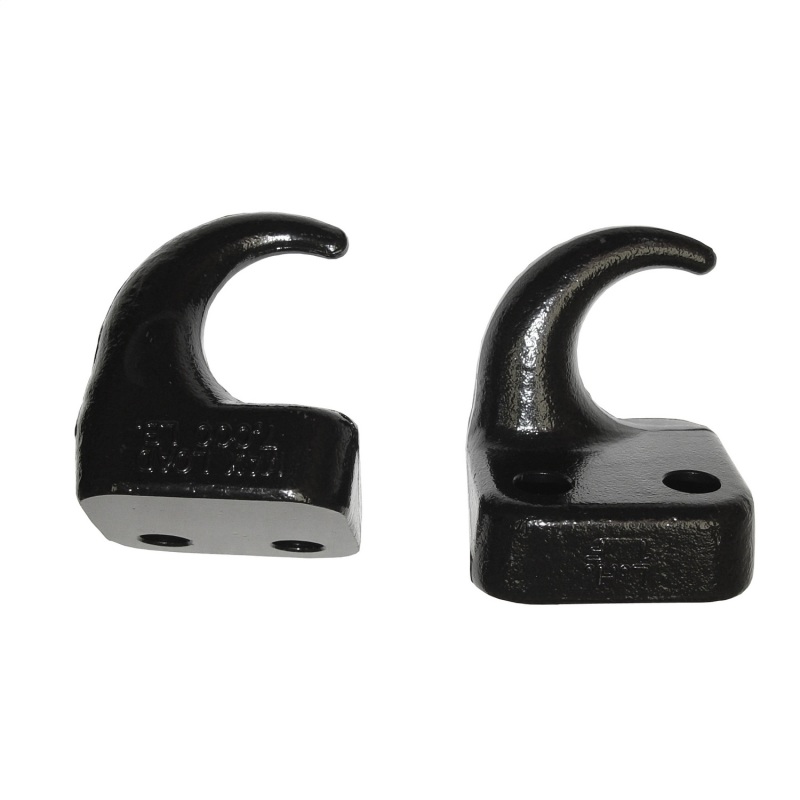 Jeep Wrangler Tow Hooks - Front - Rugged Ridge - OE Style, 7000Lb Capacity - Black - `97-`06